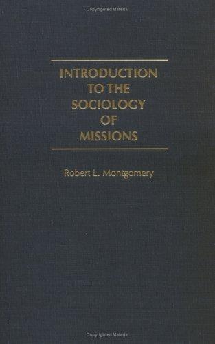 Cover for Introduction to the Sociology of Missions