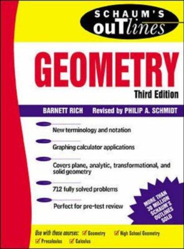 Cover for Schaum's outline of theory and problems of geometry