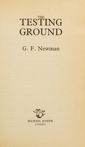 Cover for The testing ground