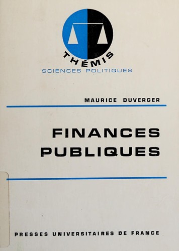 Cover for Finances publiques