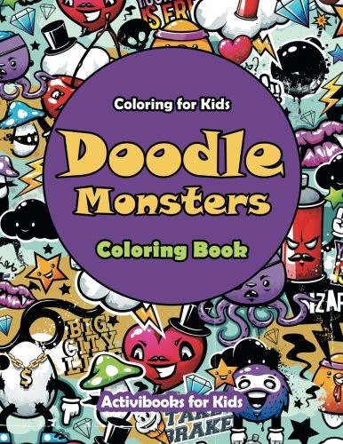 Cover for Doodle Monsters Coloring Book: Coloring for Kids