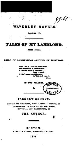 Cover for bride of lammermoor