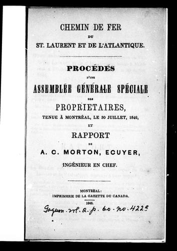 Cover for Procédés d'une assemblée général spéciale des propriétaires