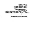 Cover for W imieniu Rzeczypospolitej--