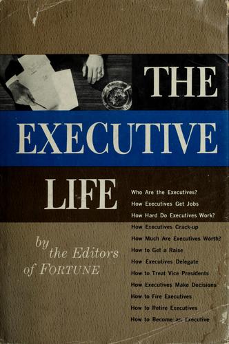 Cover for The executive life