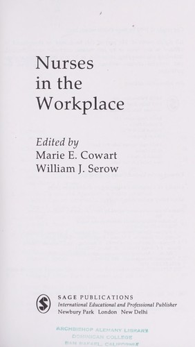 Cover for Nurses in the workplace