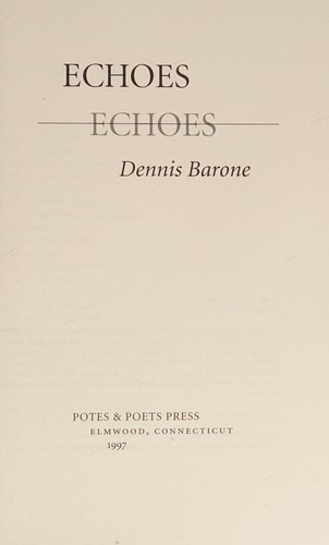 Cover for Echoes