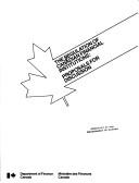 Cover for The Regulation of Canadian financial institutions
