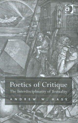 Cover for Poetics of critique