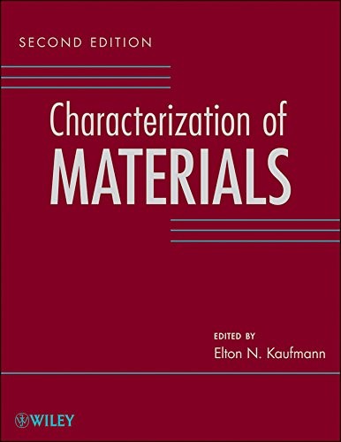 Cover for Characterization of materials