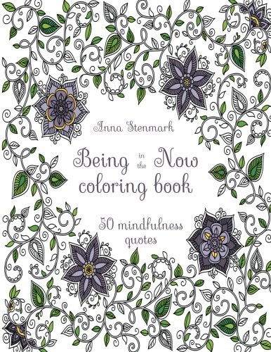 Cover for Being in the now coloring book