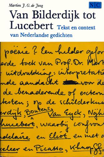Cover for Van Bilderdijk tot Lucebert