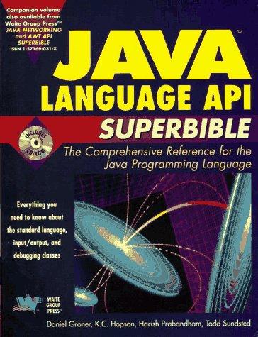 Cover for Java language API superbible