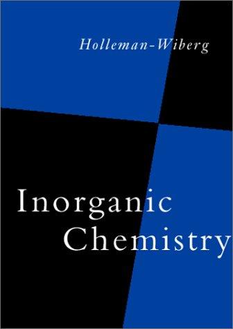 Cover for Inorganic chemistry