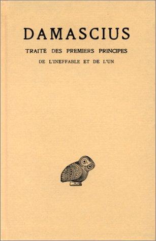 Cover for Traité des premiers principes