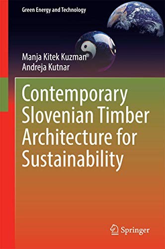 Cover for Contemporary Slovenian Timber Architecture for Sustainability