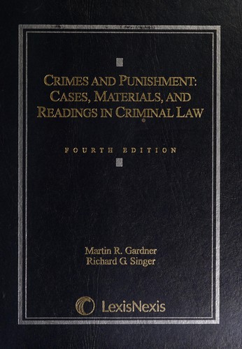 Cover for Crimes and punishment