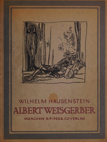 Cover for Albert Weisgerber, ein Gedenkbuch