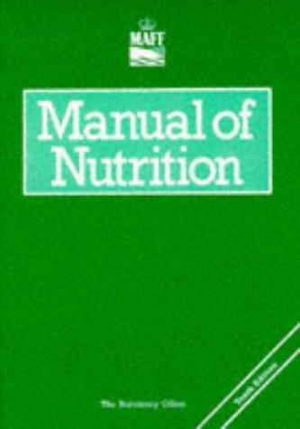 Cover for Manual of Nutrition (Reference Books)