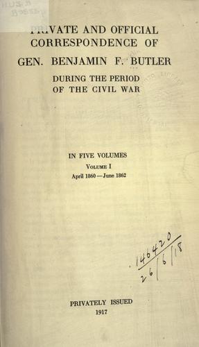 Cover for Private and official correspondence