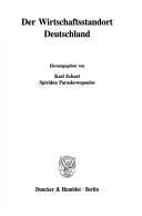 Cover for Der Wirtschaftsstandort Deutschland