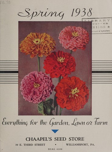 Cover for Spring 1938