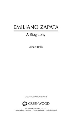 Cover for Emiliano Zapata