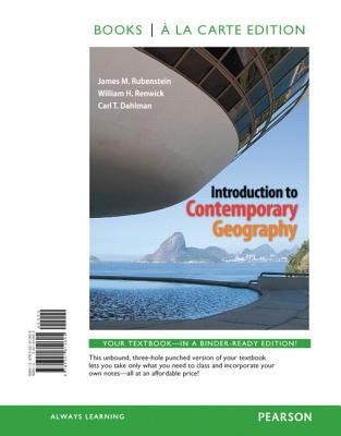 Cover for Introduction to Contemporary Geography
            
                Books a la Carte
