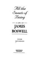 Cover for All the Sweets of Being