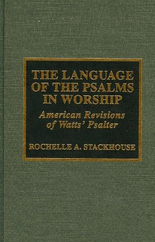 Cover for The language of the Psalms in worship