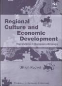 Cover for Regional Culture and Economic Development