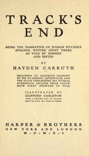 Cover for Track's End