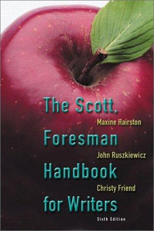 Cover for The Scott, Foresman handbook for writers