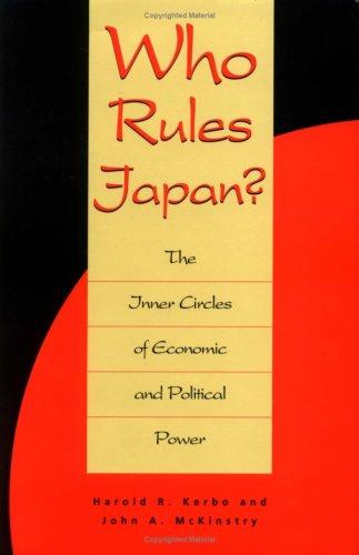 Cover for Who rules Japan?