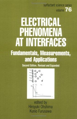 Cover for Electrical phenomena at interfaces