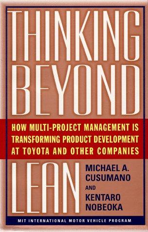 Cover for Thinking beyond lean