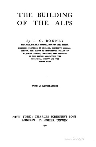 Cover for The building of the Alps