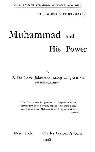 Cover for Muhammad and his power