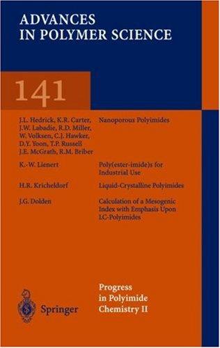 Cover for Progress in Polyemide Chemistry II (Advances in Polymer Science, Vol 141) (Advances in Polymer Science)