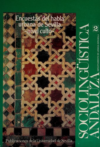 Cover for Material de encuestas para el estudio del habla urbana culta de Sevilla