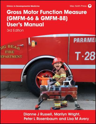 Cover for Gross Motor Function Measure (GMFM-66 and GMFM-88) User's Manual