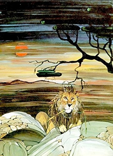 Cover for Lion and Blue