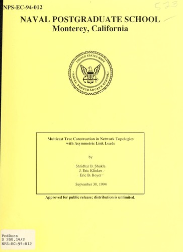 Cover for Multicast tree construction in network topologies with asymmetric link loads