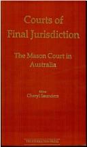 Cover for Courts of final jurisdiction