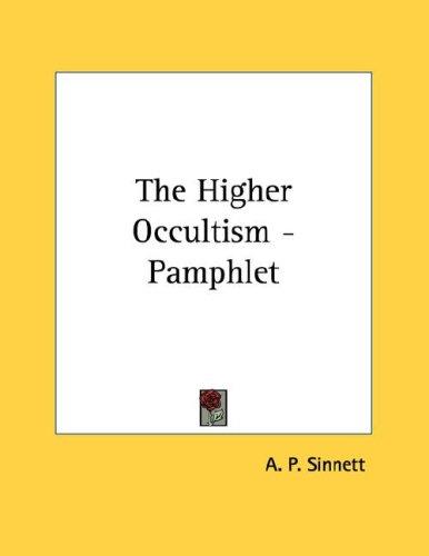 Cover for The Higher Occultism - Pamphlet