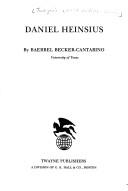 Cover for Daniel Heinsius