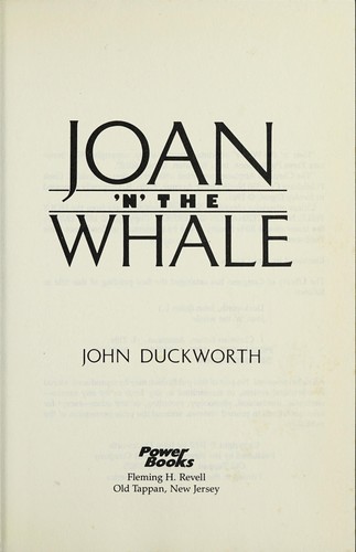 Cover for Joan 'n' the whale