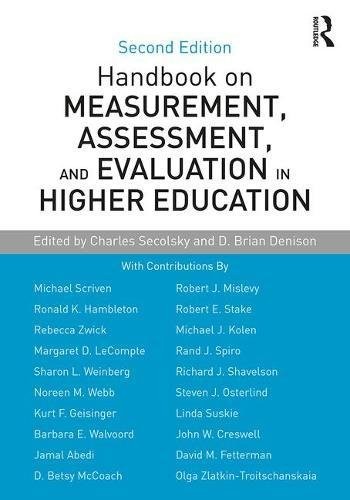 Cover for Handbook on Measurement, Assessment, and Evaluation in Higher Education