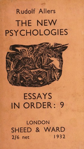 Cover for The new psychologies