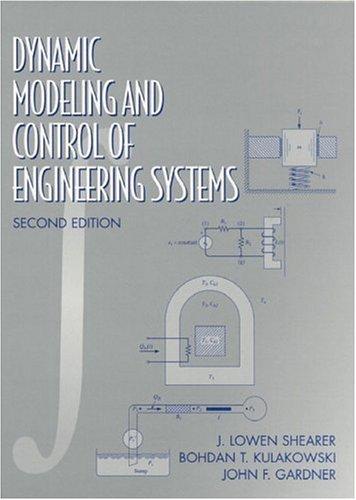 Cover for Dynamic modeling and control of engineering systems